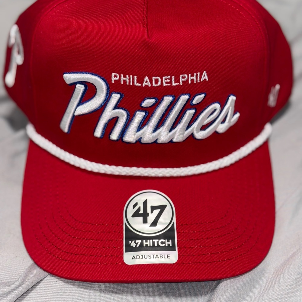 Philadelphia Phillies Red Snapback Rope Hat ‘47 Brand